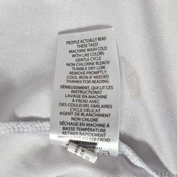 TravisMathew x Truly Men's White Golf Polo M – Limited Edition Promotional Shirt - Picture 6 of 13